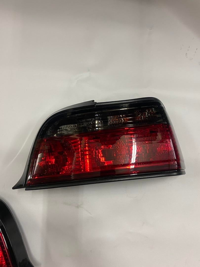92-99 BMW 318I CONVERIBLE RED SMOKED COUPE TAILLIGHTS E36 BMW