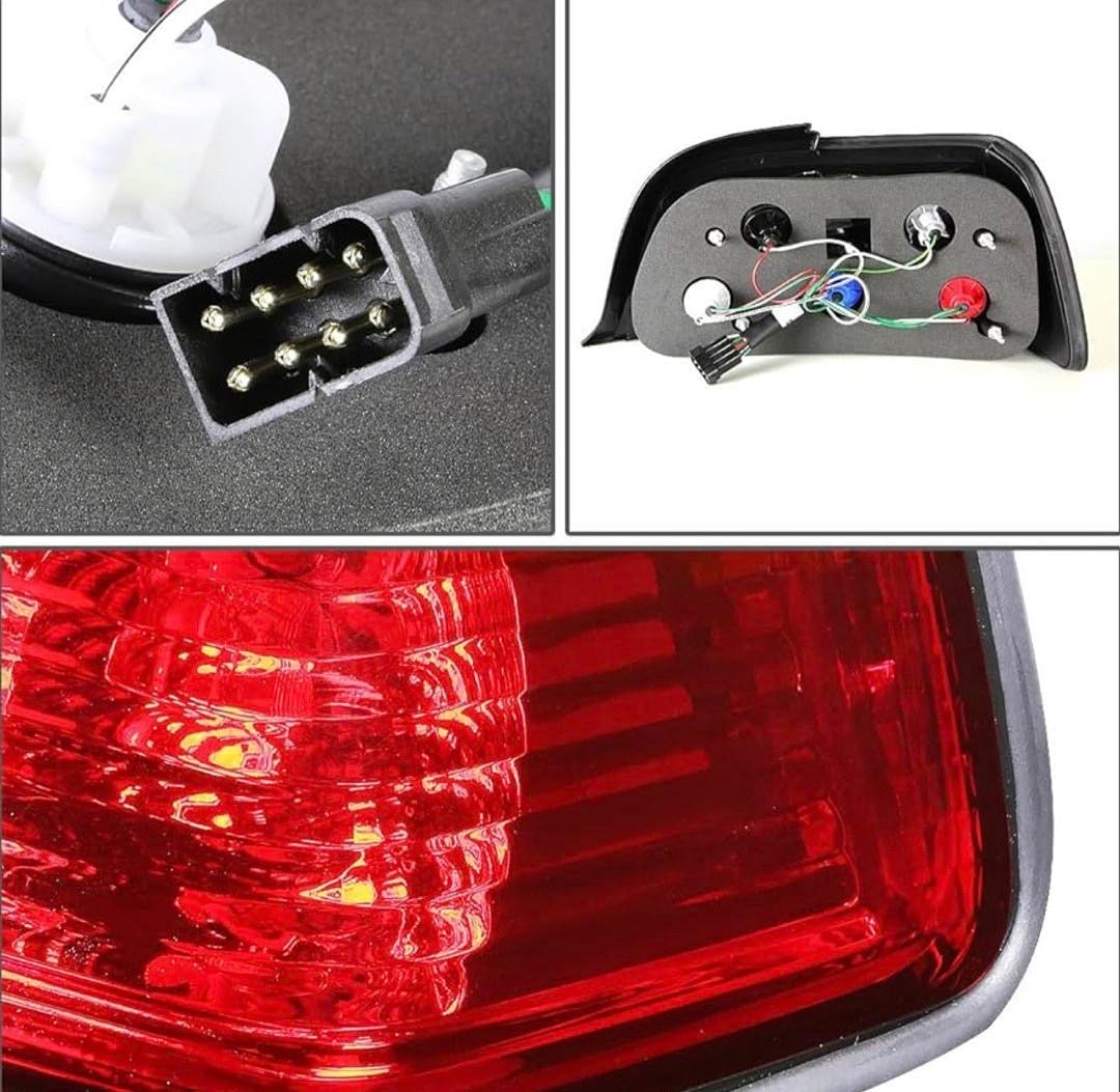92-99 BMW 318I CONVERIBLE RED SMOKED COUPE TAILLIGHTS E36 BMW