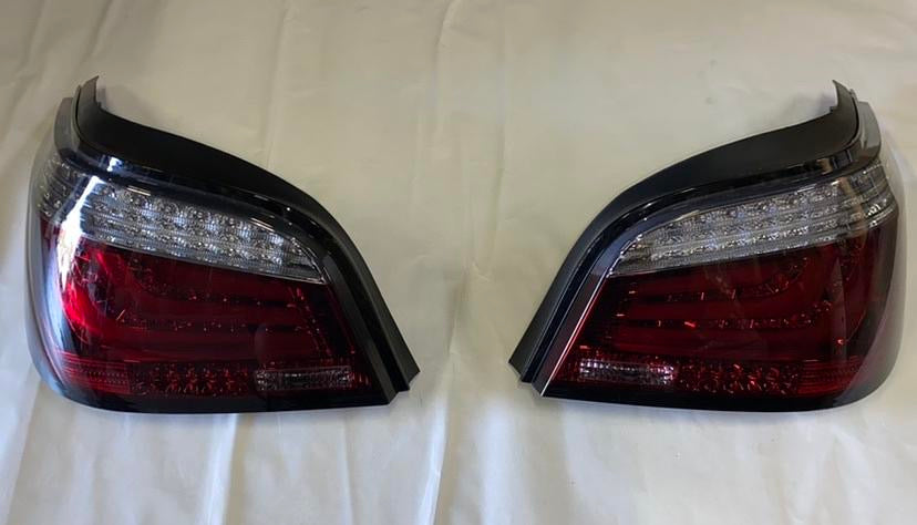 08-10 BMW 5 SERIES SEDAN LED REAR TAILLIGHTS HALOGEN MODELS ONLY