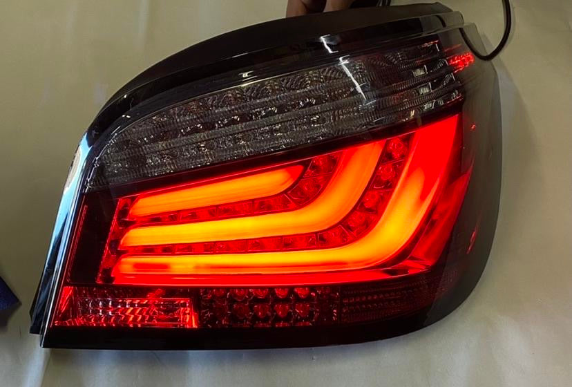 08-10 BMW 5 SERIES SEDAN LED REAR TAILLIGHTS HALOGEN MODELS ONLY