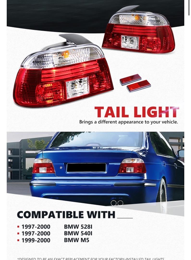 97-00 BMW 528I / 97-00 540I / 99-00 M5] TAIL LIGHT ASSEMBLY DRIVER & PASSENGER SIDE
