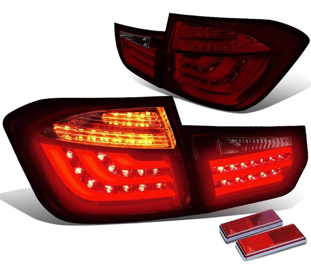 13-15 BMW 320I 328I 328D 335I / XDRIVE LED RED SMOKE TAILLIGHTS 4-DOOR