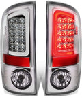 07-08 DODGE RAM 1500 CHROME CLEAR 3D LED TAILLIGHTS