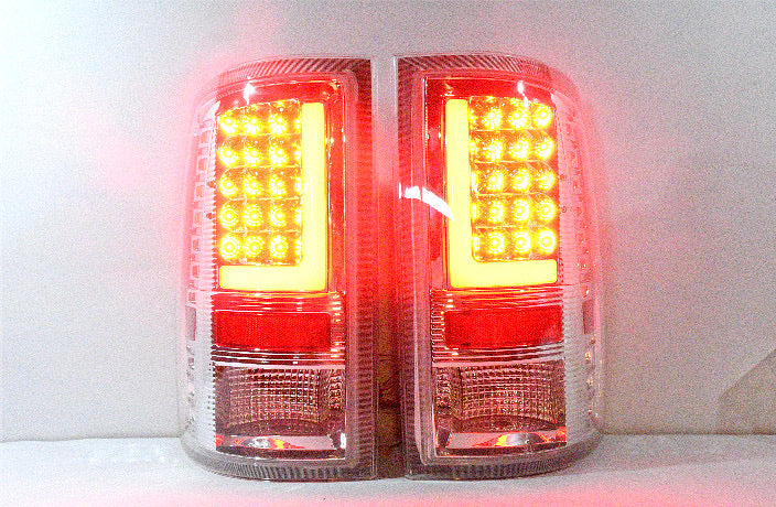 09-17 DODGE RAM CHROME CLEAR 3D L-STYLE TAILLIGHTS