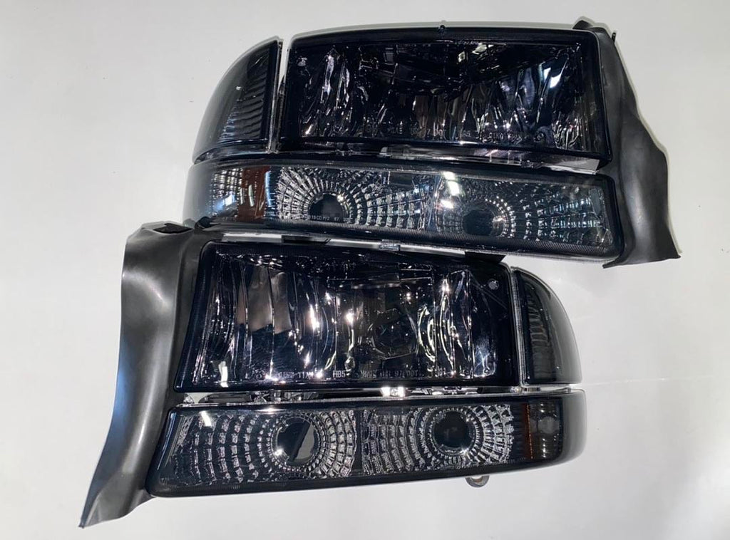 97-04 DAKOTA/DURANGO SMOKED amber HEADLIGHTS
