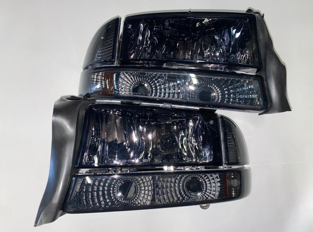 97-04 DAKOTA/DURANGO SMOKED amber HEADLIGHTS