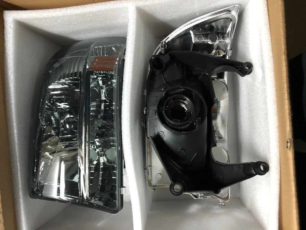 97-04 DAKOTA/DURANGO SMOKED amber HEADLIGHTS