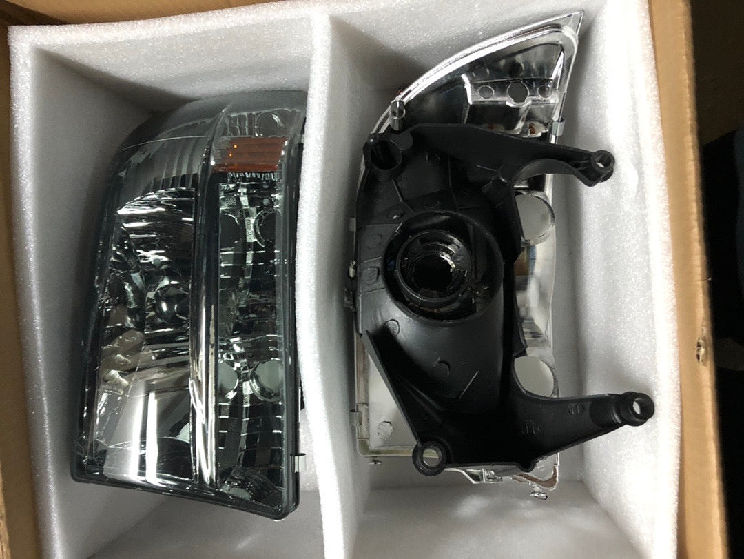 97-04 DAKOTA/DURANGO SMOKED amber HEADLIGHTS