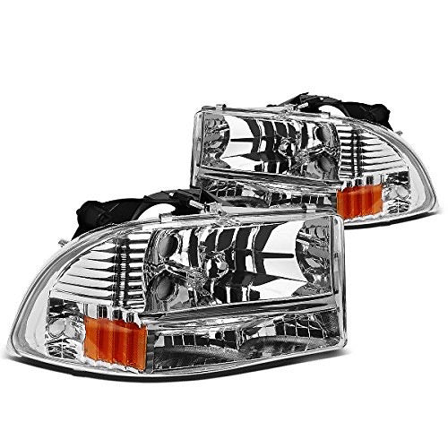 98-04 DODGE DURANGO 97-03 DODGE DAKOTA CHROME HOUSING AMBER CORNER