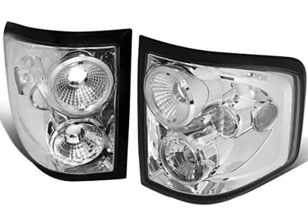 04-08 FORD F150 FLARESIDE CHROME TAILLIGHTS