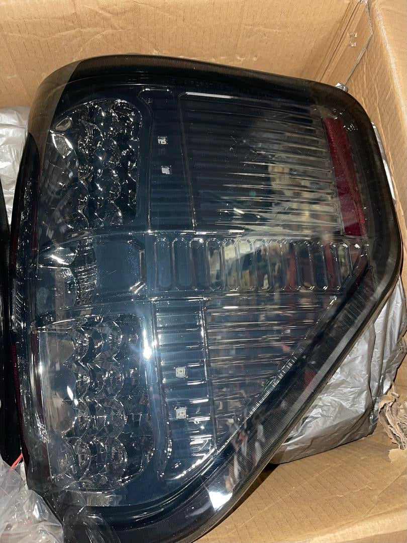 09-14 FORD F-150 LED TAIL LIGHTS BRAKE LAMPS CHROME SMOKED