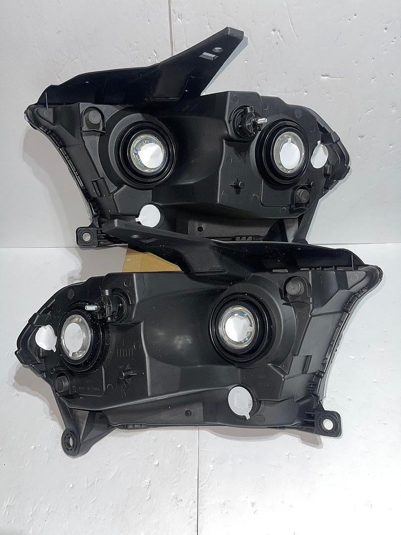 11-13 DODGE DURANGO CHROME AMBER HEADLIGHTS REPLACEMENT