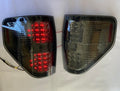 09-14 FORD F-150 CHROME SMOKED LED TAILLIGHTS