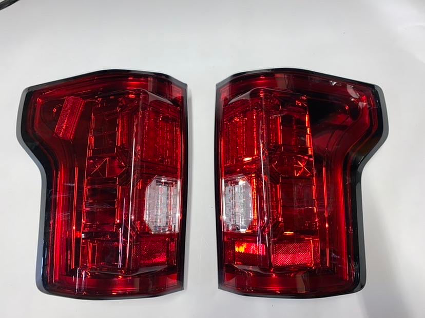 15-17 FORD F-150 LED REAR RBP BRAND TAILLIGHTS RED (LOOSE REFLECTOR LEFT)