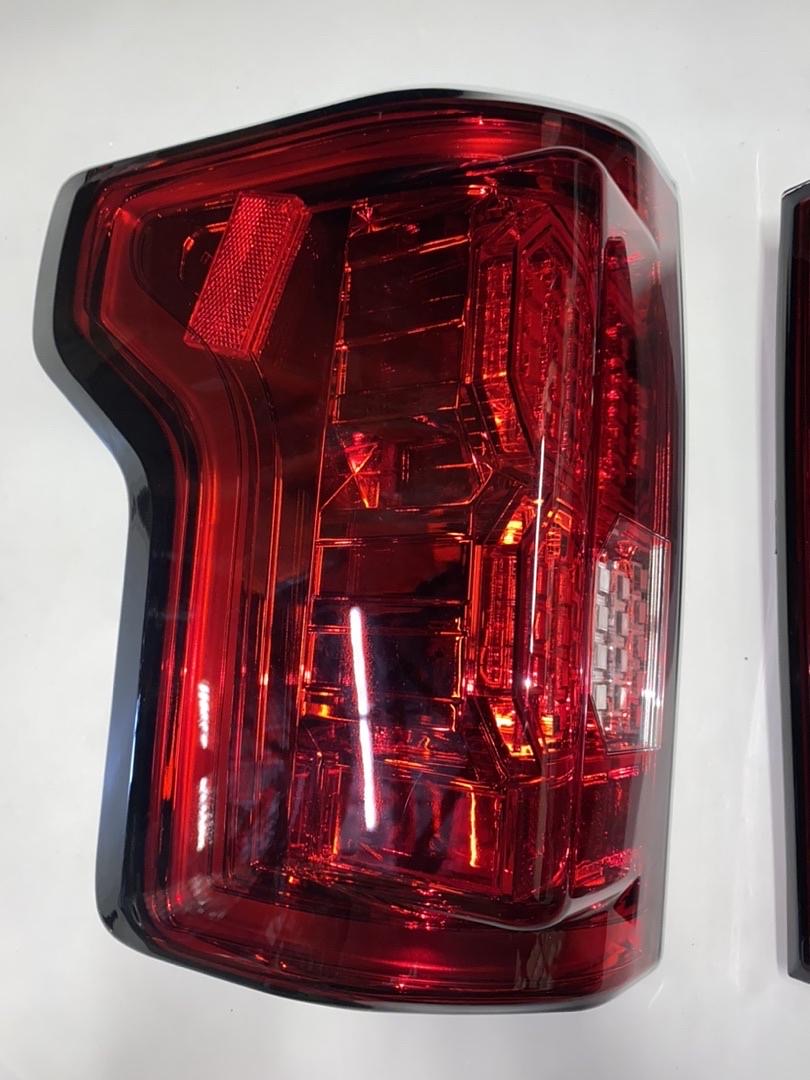 15-17 FORD F-150 LED REAR RBP BRAND TAILLIGHTS RED (LOOSE REFLECTOR LEFT)