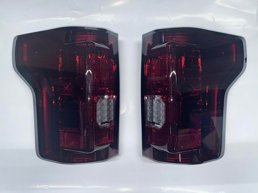 15-17 FORD F-150 TAILLIGHTS LED RED SMOKED