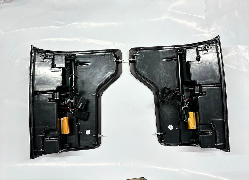 15-17 FORD F150 SMOKED CLEAR LED 3D TAILLIGHTS