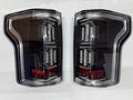 15-17 FORD F150 BLACK CLEAR LED 3D TAILLIGHTS