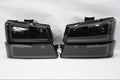 03-06 CHEVY SILVERADO 4pcs black housing smoked lens led drl headlights