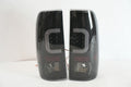 08-16 FORD F-250 / F-350 / F-450 / F-550 SUPER DUTY BLACK HOUSING AND SMOKED AND C-STYLE LED TAIL LIGHTS