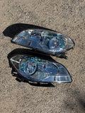 NEW 08-12 CHEVY MALIBU CHROME CLEAR HEADLIGHTS