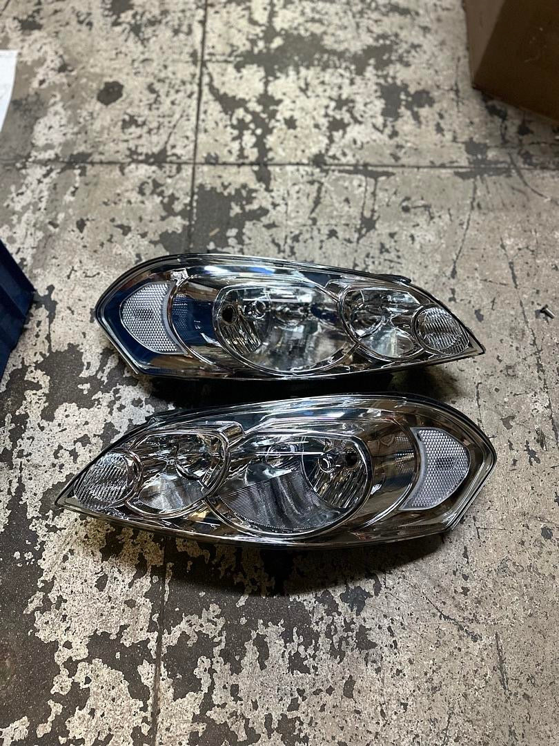 06-13 CHEVY IMAPALA CHROME CLEAR HEADLIGHTS