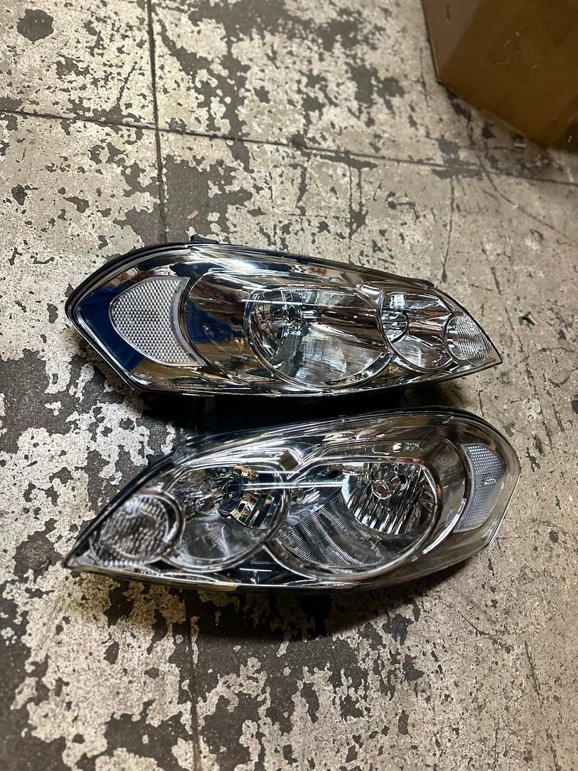 06-13 CHEVY IMAPALA CHROME CLEAR HEADLIGHTS