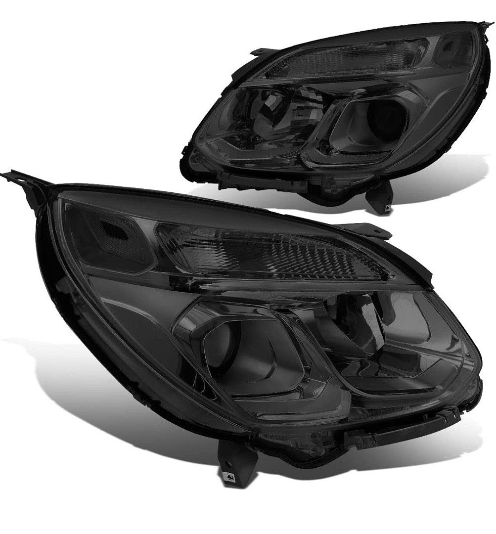 BLACK AMBER PROJECTOR HEADLIGHT+SIGNAL LAMPS REPLACEMENT FOR 16-17 EQUINOX
