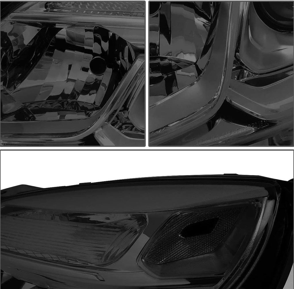 BLACK AMBER PROJECTOR HEADLIGHT+SIGNAL LAMPS REPLACEMENT FOR 16-17 EQUINOX