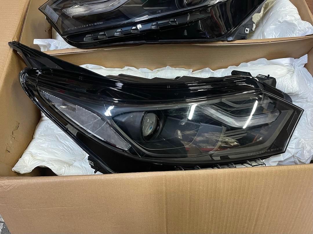 18-21 CHEVY EQUINOX LED DRL PROJECTOR HEADLIGHTS - BLACK HOUSING CLEAR CORNER
