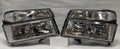 04-12 CHEVY COLORADO 4pcs chrome clear headlights