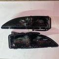 95-99 CHEVY CAVALIER PAIR SMOKED LENS CLEAR TURN SIGNAL HEADLIGHT