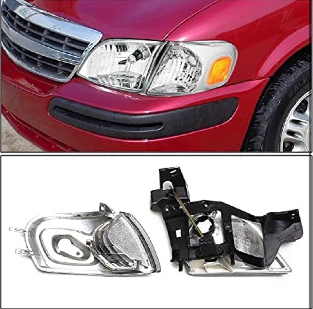 97-05 CHEVROLET VENTURE 4pcs headlights chrome amber