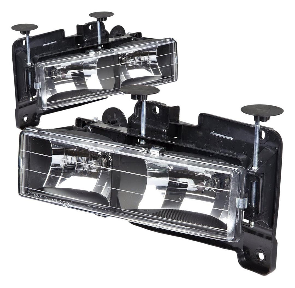 CK BLAZER 1988-1998 2 pcs headlights black housing