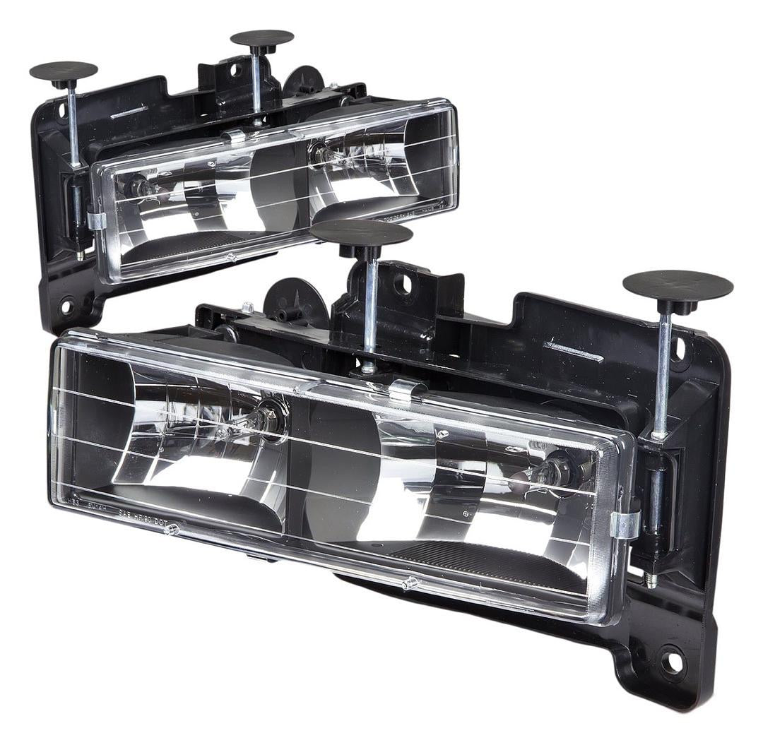 CK BLAZER 1988-1998 2 pcs headlights black housing