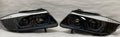05-08 3-SERIES 4DR ONLY 325I / 328I / 335I BLUE U HALO LED LIGHT PROJECTOR PAIR OF BLACK HEADLIGHTS BEAMER
