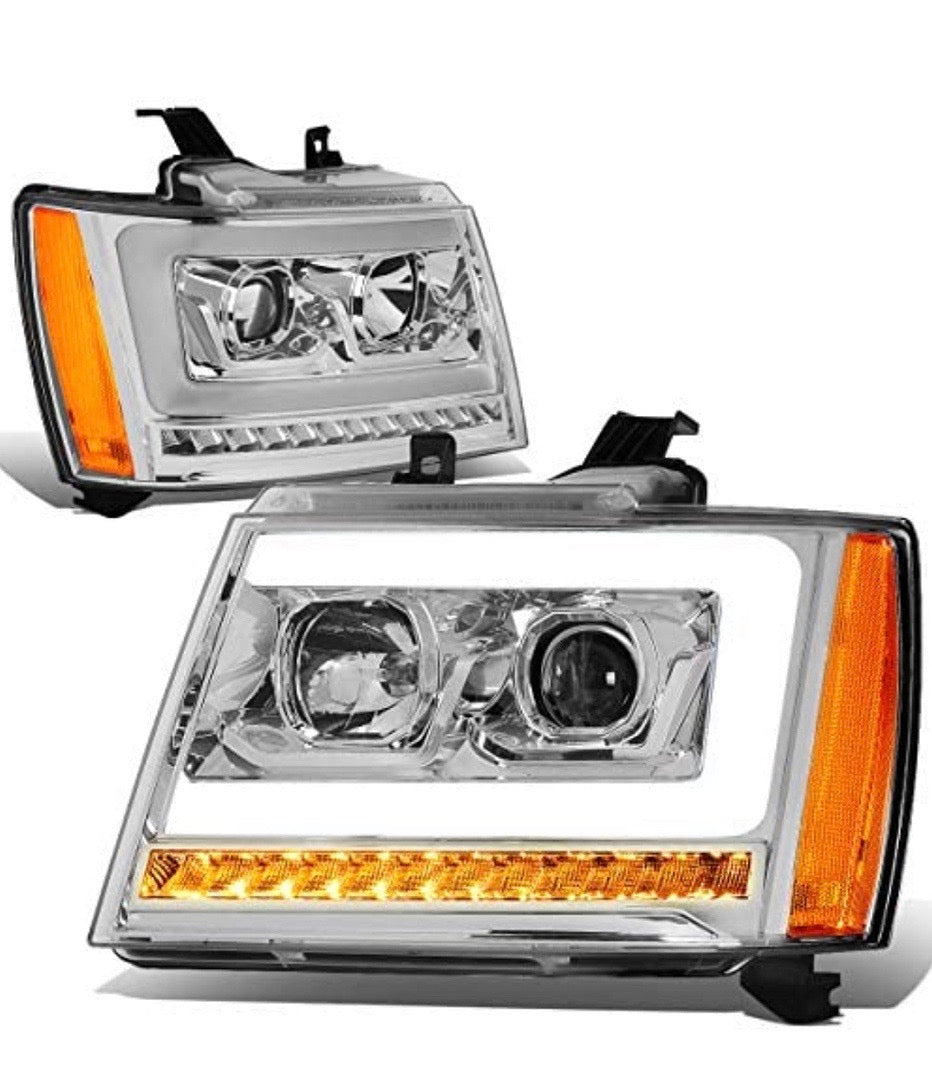 REFURBISHED 07-14 CHEVY TAHOE LED CHROME AMBER