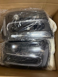 02-09 CHEVY TRAILBLAZER HEADLIGHT ASSEMBLY DRIVER AND PASSENGER SIDE, BLACK AMBER led projector