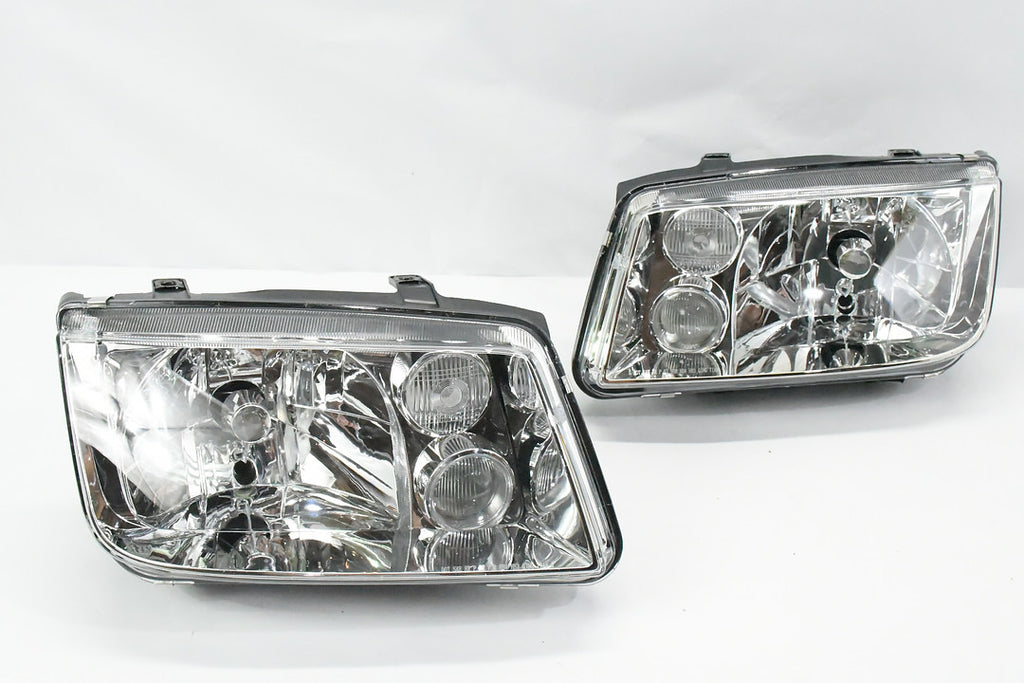 99-05 VOLKSWAGEN JETTA CHROME PAIR HEADLIGHTS