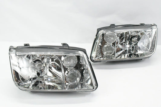 99-05 VOLKSWAGEN JETTA CHROME PAIR HEADLIGHTS