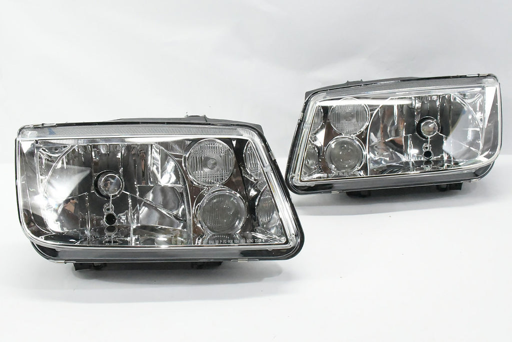 99-05 VOLKSWAGEN JETTA CHROME PAIR HEADLIGHTS