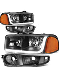 01-06 GMC DENALI BLACK AMBER WITH LED HEADLIGHTS