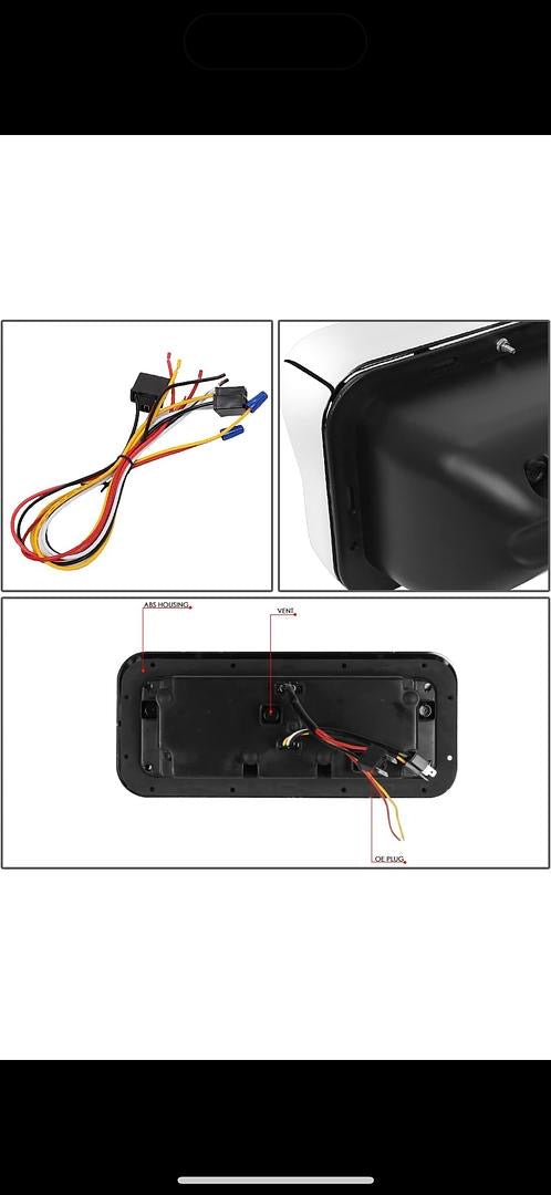 01-11 FREIGHTLINER CLASSIC, BLAC LED HALO DRL TURN SIGNAL DUAL REFLECTOR HEADLIGHTS K