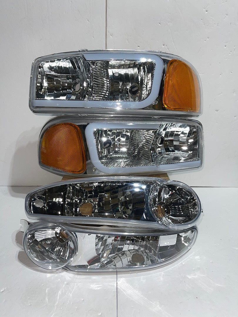 GMC SIERRA DENALI / YUKON DENALI LED HEADLIGHTS FOR 1999 TO 2006