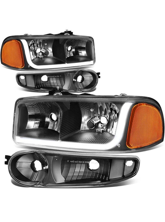 REFURBISHED 01-06 GMC DENALI BLACK AMBER WITH LED HEADLIGHTS