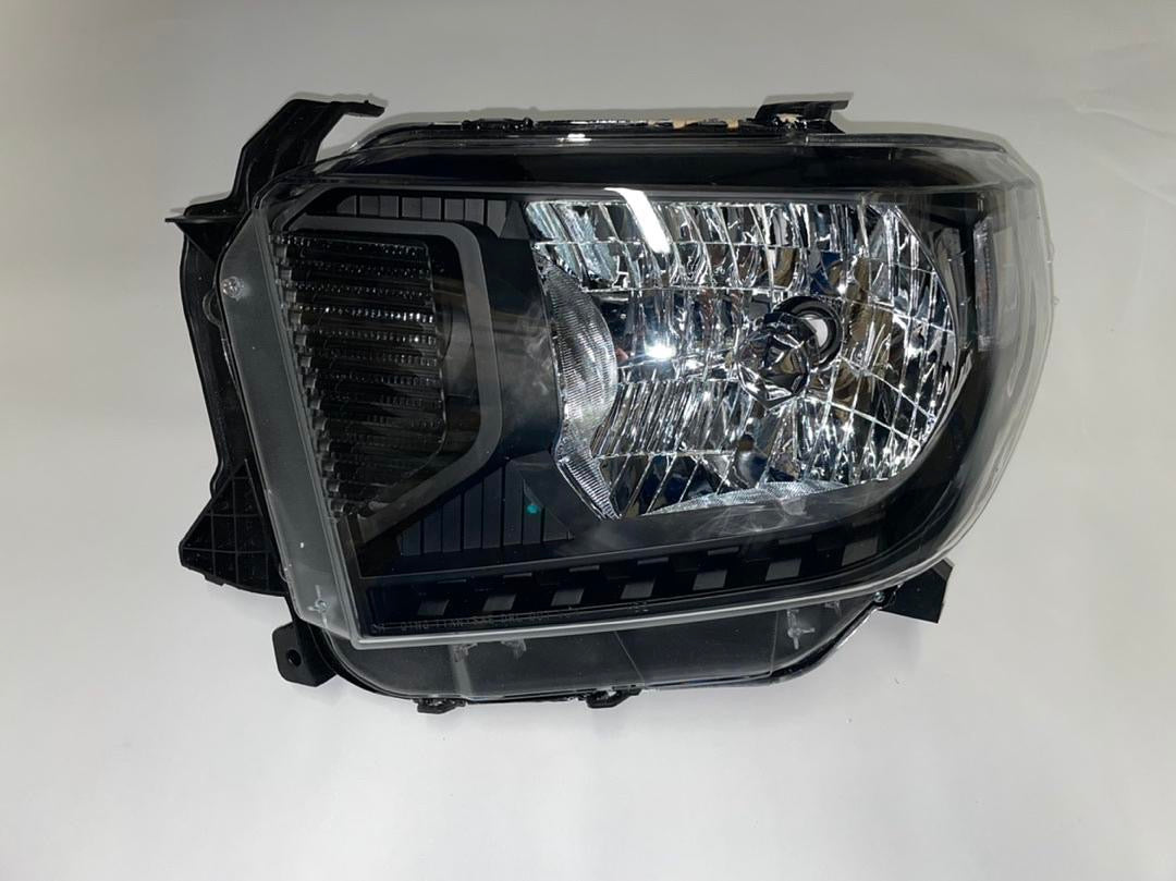 14-18 TOYOTA TUNDRA BLACK HOUSING WITH CLEAR REFLECTOR HEADLIGHTS