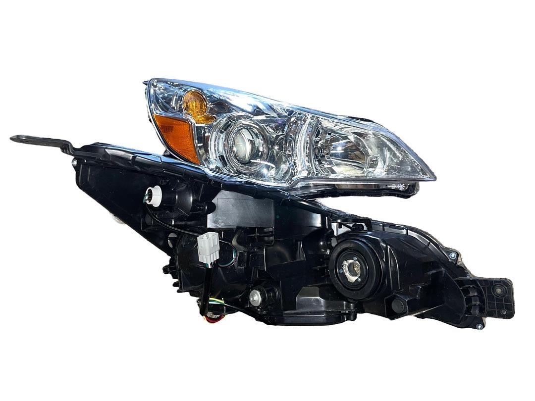 10-14 SUBARU OUTBACK / LEGACY CHROME / AMBER HEADLIGHTS