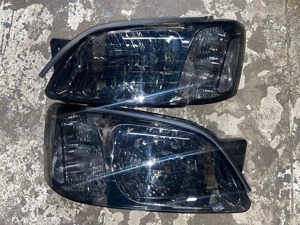 00-04 SMOKED HEADLIGHTS PAIR SUBARU LEGACY GT
