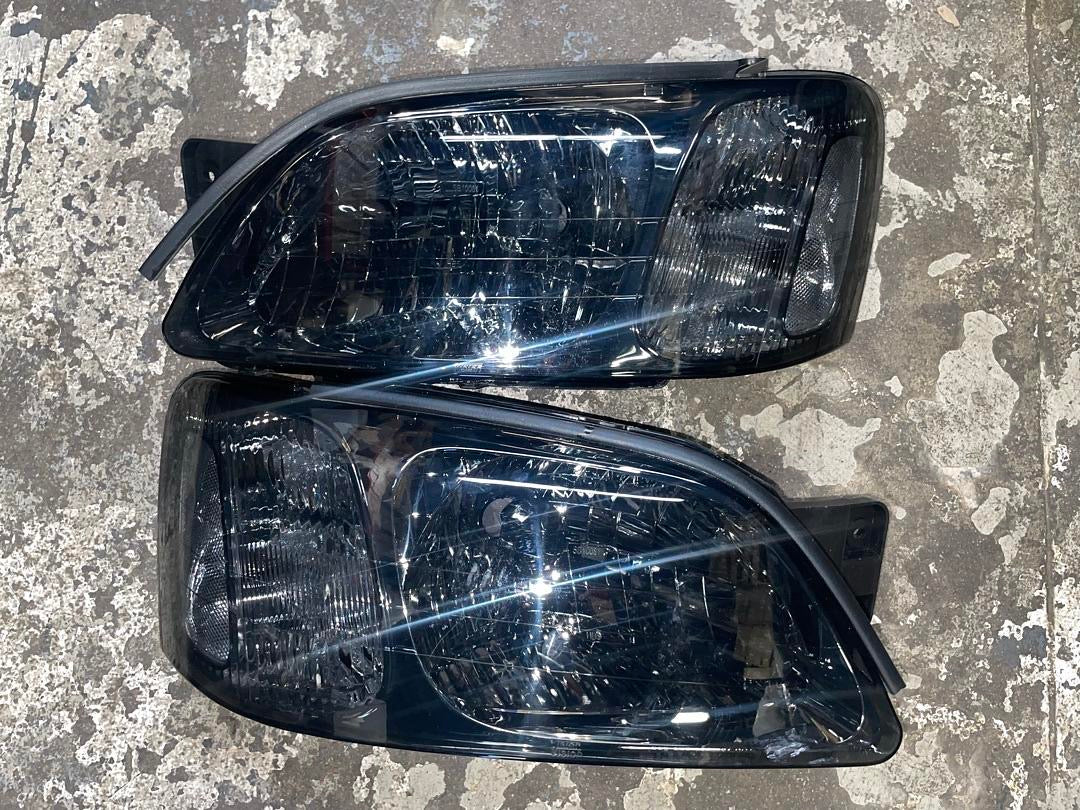00-04 SMOKED HEADLIGHTS PAIR SUBARU LEGACY GT