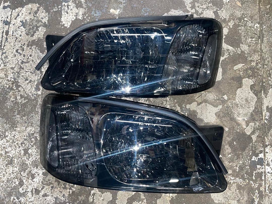 00-04 SMOKED HEADLIGHTS PAIR SUBARU LEGACY GT
